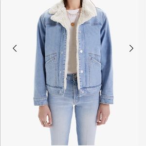 Mother Superior denim Sherpa jkt spring 2022